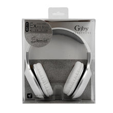 Заредете изображение във визуализатора на галерията – GJBY headphones - AUDIO EXTRA BASS GJ-28 with microphone White
