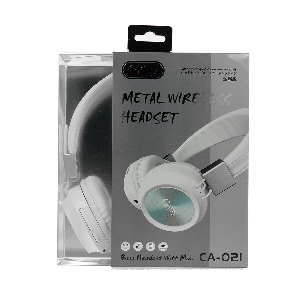 GJBY headphones - BLUETOOTH CA-021 White