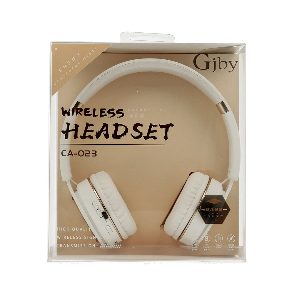 GJBY headphones - BLUETOOTH CA-023 White