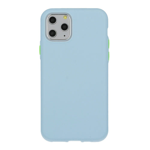 Solid Silicone Case for Motorola Moto G8 Power Lite blue - TopMag