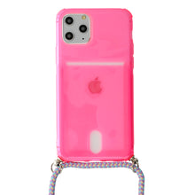 Заредете изображение във визуализатора на галерията – STRAP Fluo Case for Iphone 11 Pink
