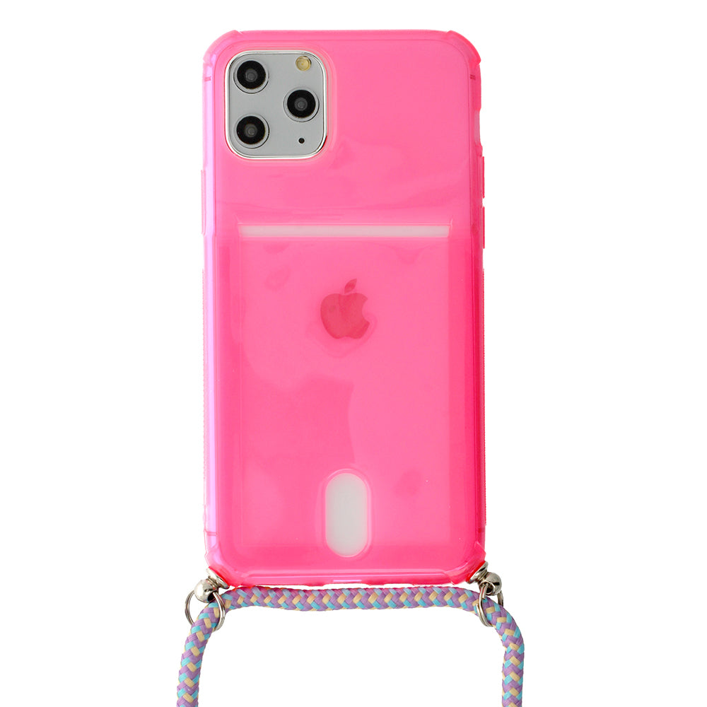 STRAP Fluo Case for Iphone 11 Pink