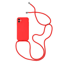 Заредете изображение във визуализатора на галерията – STRAP Silicone Case for Iphone 11 Pro Red
