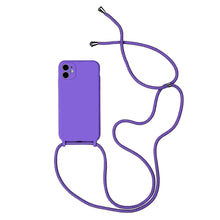 Заредете изображение във визуализатора на галерията – STRAP Silicone Case for Iphone 11 Pro Violet
