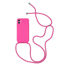 Заредете изображение във визуализатора на галерията – STRAP Silicone Case for Iphone 11 Pro Pink
