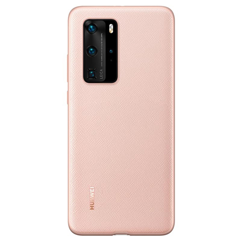 Original Case for Huawei P40 Pro - PU Protective Cover (51993791) PINK