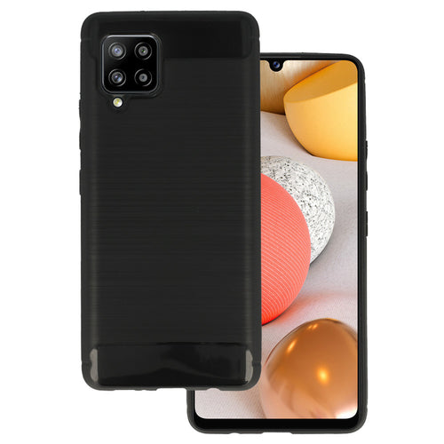Back Case CARBON for SAMSUNG GALAXY A42 5G Black - TopMag