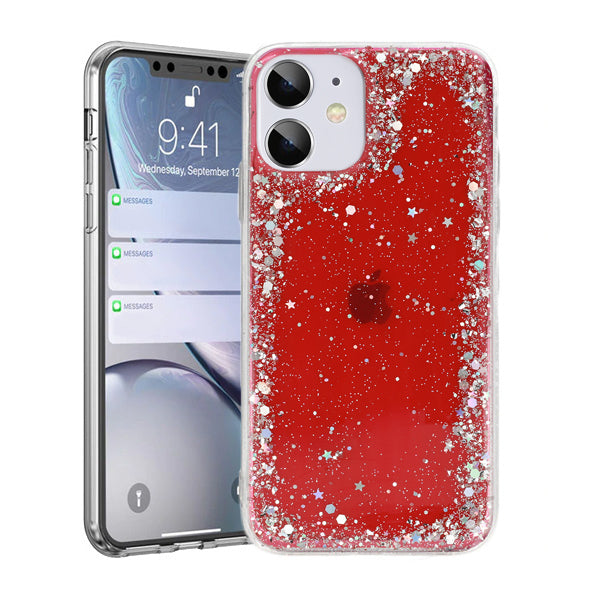 Brilliant Clear Case for Samsung Galaxy A21S Red - TopMag