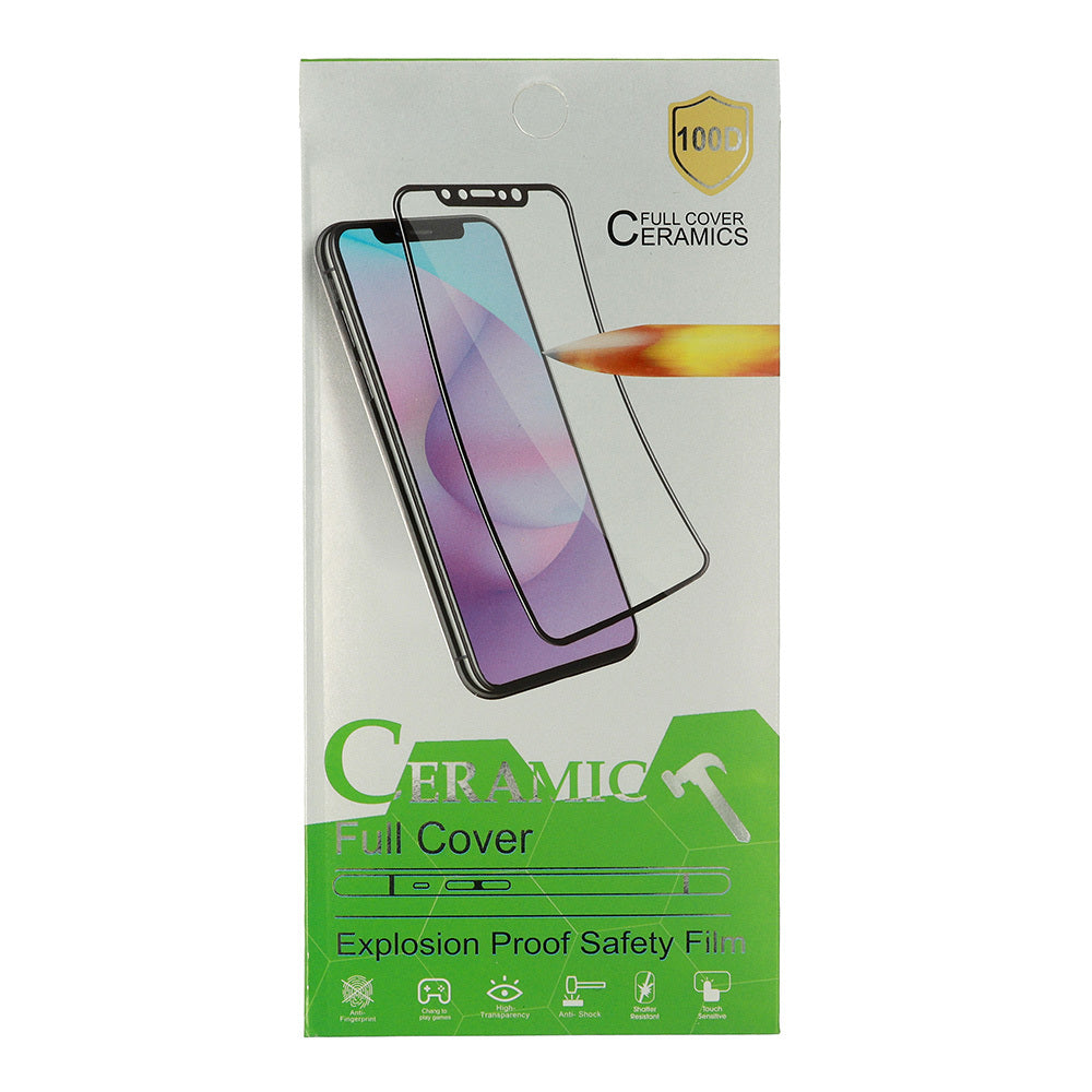 Tempered Glass HARD CERAMIC for HUAWEI P30 PRO BLACK - TopMag
