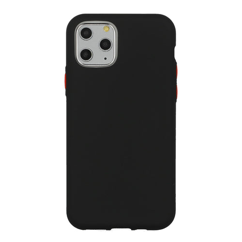 Solid Silicone Case for Samsung Galaxy A20S black - TopMag