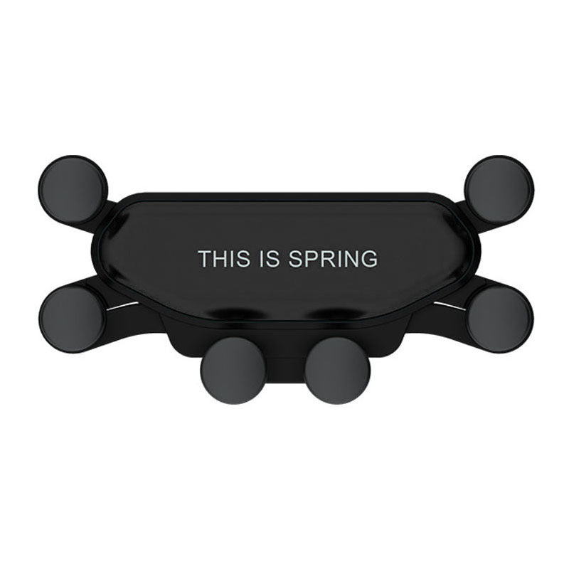 Car holder - gravity SPRING from 4,7’ air vent mount black