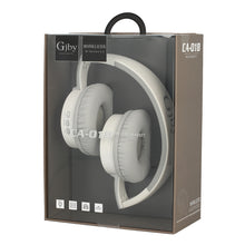 Заредете изображение във визуализатора на галерията – GJBY headphones - BLUETOOTH CA-018 White-grey
