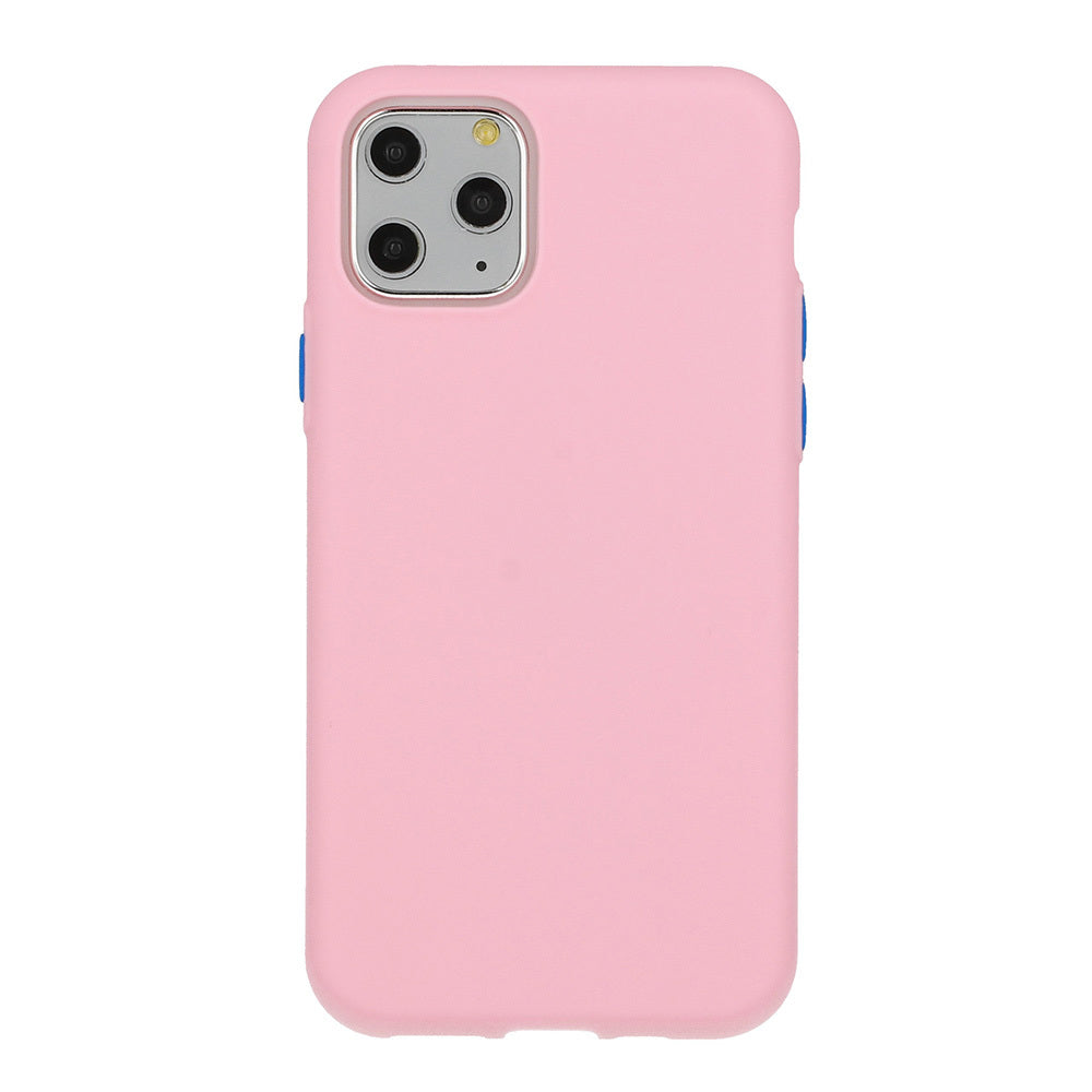 Solid Silicone Case for Samsung Galaxy S21 Plus light pink