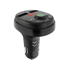 Заредете изображение във визуализатора на галерията – Borofone Transmitter FM BC26 Music Joy MP3, Bluetooth - 2xUSB - 2,1A black
