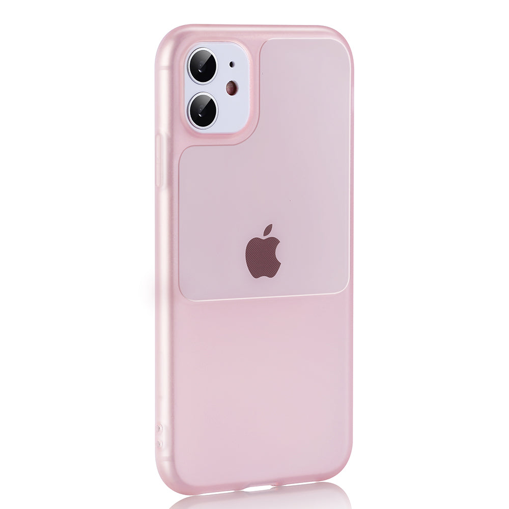 TEL PROTECT Window Case for Iphone 12 Pro Max Pink