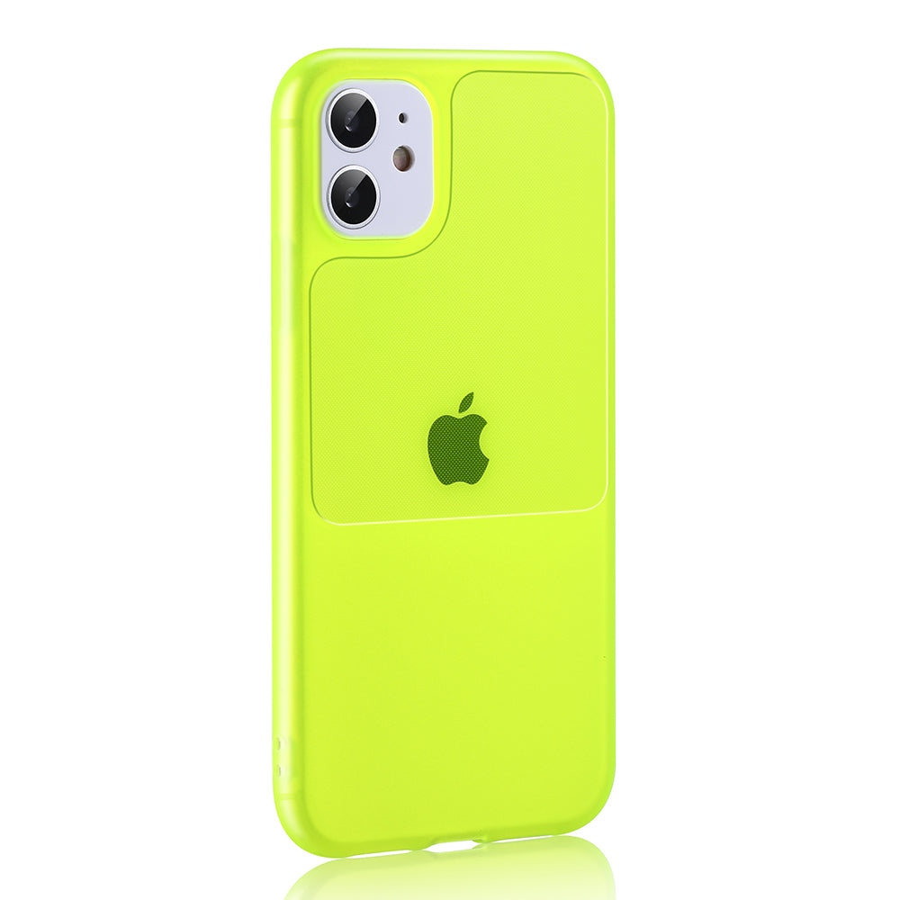TEL PROTECT Window Case for Samsung Galaxy A11 Lime