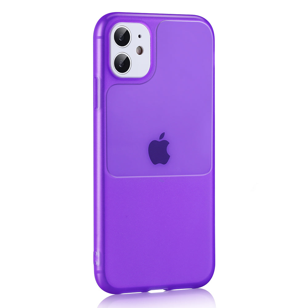 TEL PROTECT Window Case for Samsung Galaxy A20S Purple