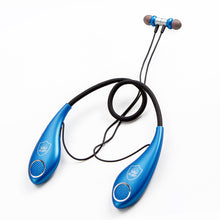 Заредете изображение във визуализатора на галерията – GJBY headphones - SPORTS BLUETOOTH CA-129 Blue
