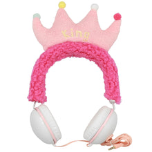 Заредете изображение във визуализатора на галерията – GJBY headphones - Plush KING Pink
