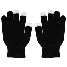Заредете изображение във визуализатора на галерията – Gloves for touch screens design 1 BLACK
