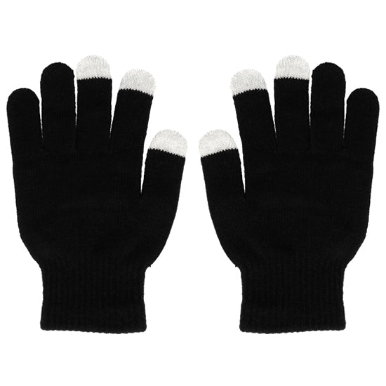Gloves for touch screens design 1 BLACK