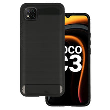 Заредете изображение във визуализатора на галерията – Back Case CARBON for XIAOMI POCO C3 Black
