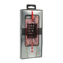 Заредете изображение във визуализатора на галерията – BAG - SNAKE Leather Case - IPHONE XR Pink
