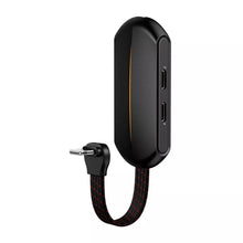 Заредете изображение във визуализатора на галерията – Baseus Adapter Gamo L47 - Lightning male to 2xLightning + jack 3,5mm female - 2A (CALL47-01) black

