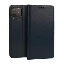 Заредете изображение във визуализатора на галерията – Book Special Case for IPHONE 11 PRO MAX NAVY (leather)
