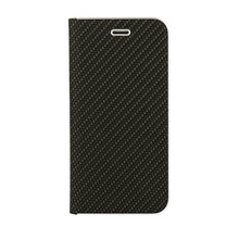 Заредете изображение във визуализатора на галерията – Vennus Book CARBON Case with frame for Iphone 11 Pro black
