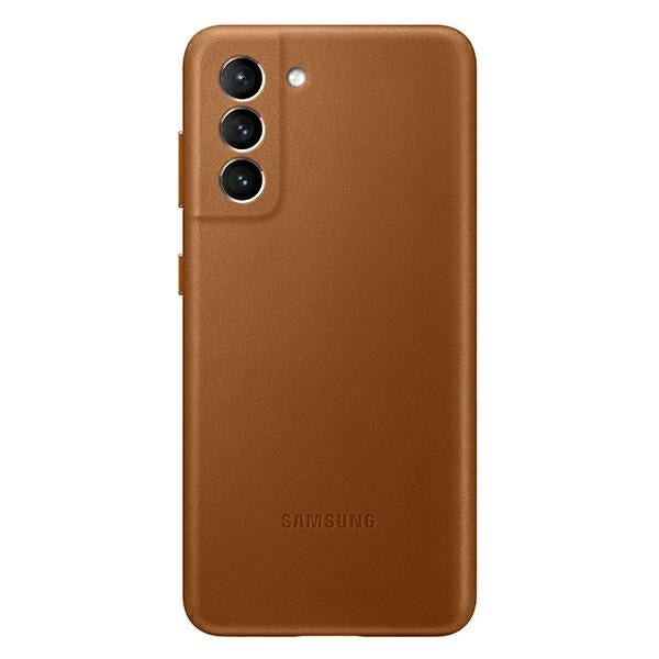 Original Case for Samsung S21 Plus Galaxy - Leather Cover (ef-vg996la) BROWN