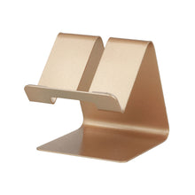 Заредете изображение във визуализатора на галерията – Desktop holder S014 metal, for phone gold
