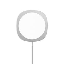 Заредете изображение във визуализатора на галерията – Wireless Induction Charger QI Universal Fast Charge magnetic - C04 with stand 15W White-silver (min.2A)
