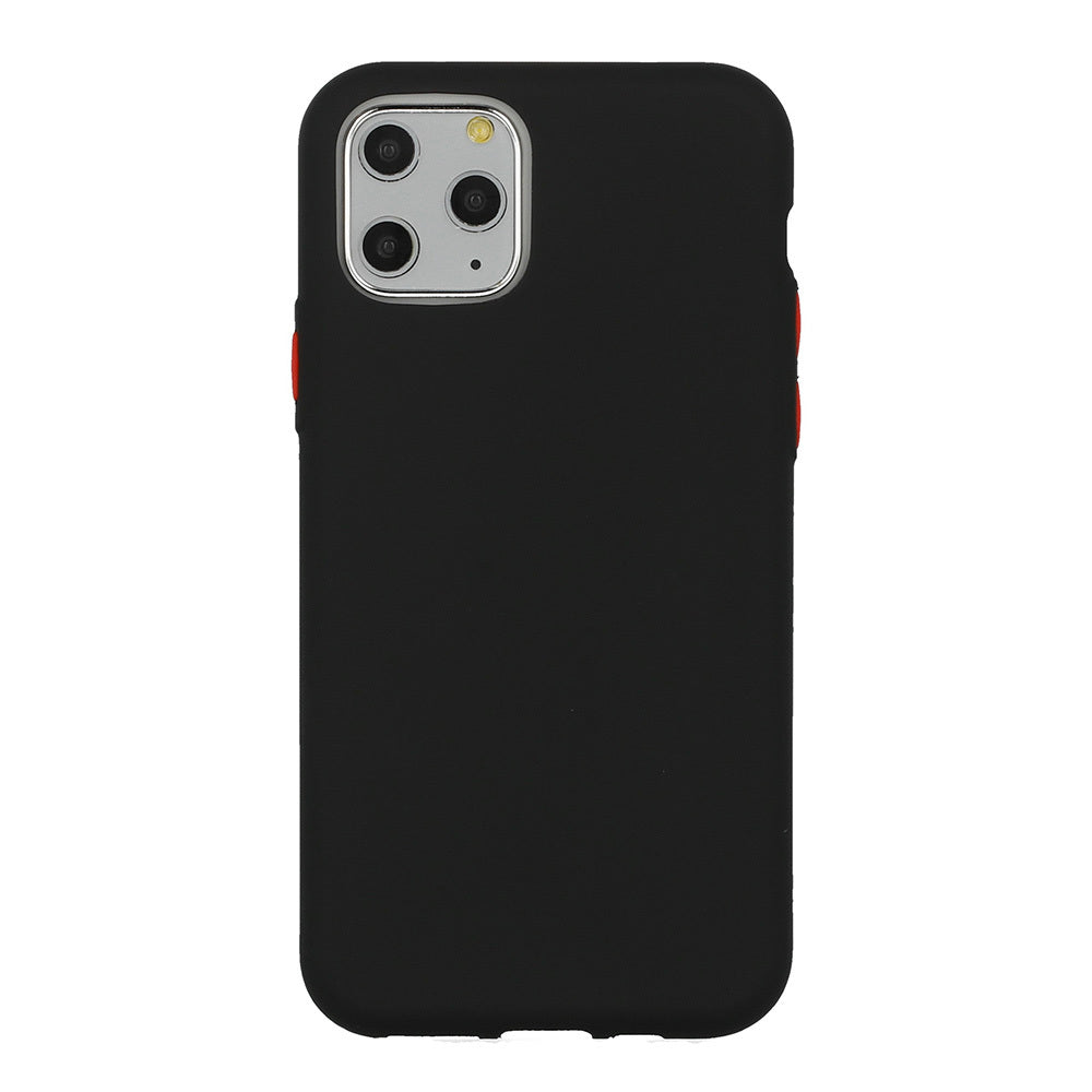 Solid Silicone Case for Samsung Galaxy A02 black