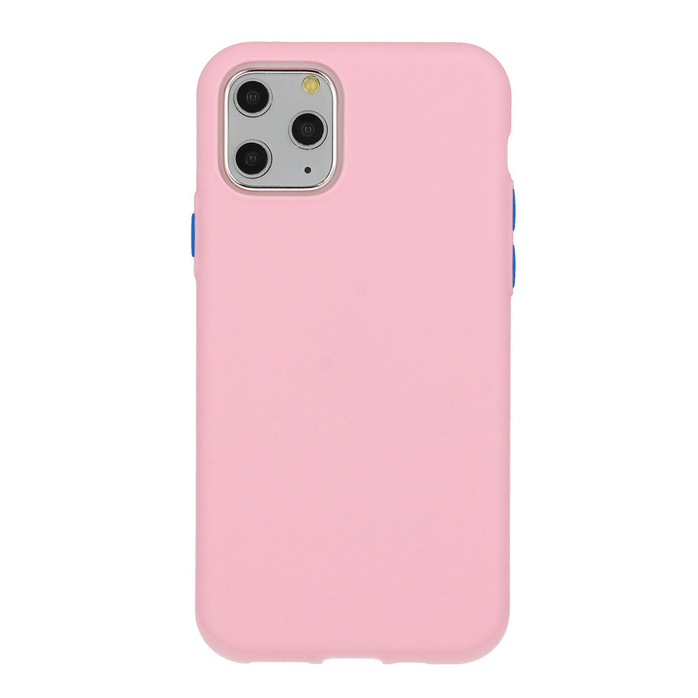 Solid Silicone Case for Samsung Galaxy A02 light pink