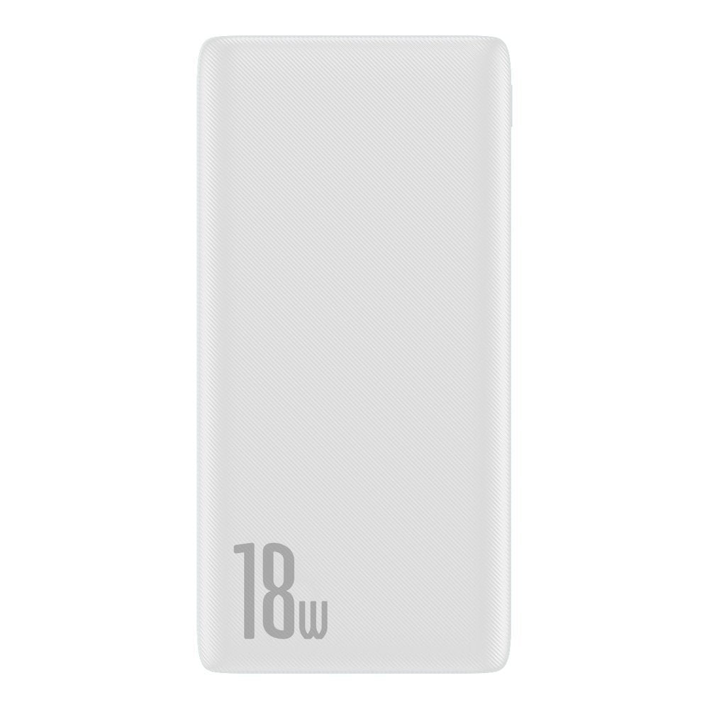 Baseus Power Bank 10000mAh Bipow - USB + Type C - PD 3.0 QC 3.0 18W (PPDML-02) white