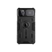 Заредете изображение във визуализатора на галерията – Nillkin CamShield Armor TPU+PC for Iphone 11 black (with logo hole)
