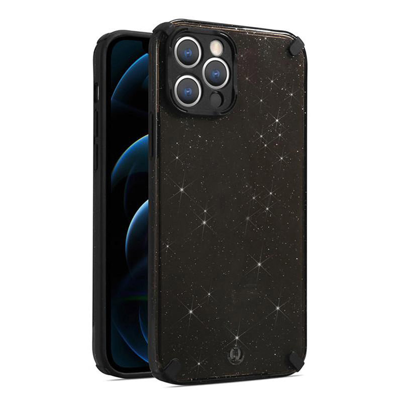 Armor Glitter Case for Iphone 12 Pro Max black