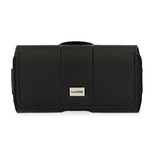 Заредете изображение във визуализатора на галерията – Telone MAX Belt Holster (SIZE 13) for Iphone 7/8/11 Pro/12 Mini/13 Mini/SE 2020/SE 2022/X/XS black, leather
