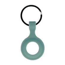 Заредете изображение във визуализатора на галерията – Silicone key ring for Airtag dark green
