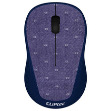 Заредете изображение във визуализатора на галерията – Cliptec Computer mouse Xilent-J RZS866J wireless optical 1200DPI jeans pattern 2
