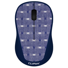 Заредете изображение във визуализатора на галерията – Cliptec Computer mouse Xilent-J RZS866J wireless optical 1200DPI jeans pattern 3
