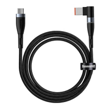 Заредете изображение във визуализатора на галерията – Baseus Zinc Magnetic cable - Type C to DC Lenovo square - 100W 2 metres (CATXC-U01) black
