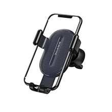 Заредете изображение във визуализатора на галерията – Borofone Car holder BH11 gravity, air vent mount black
