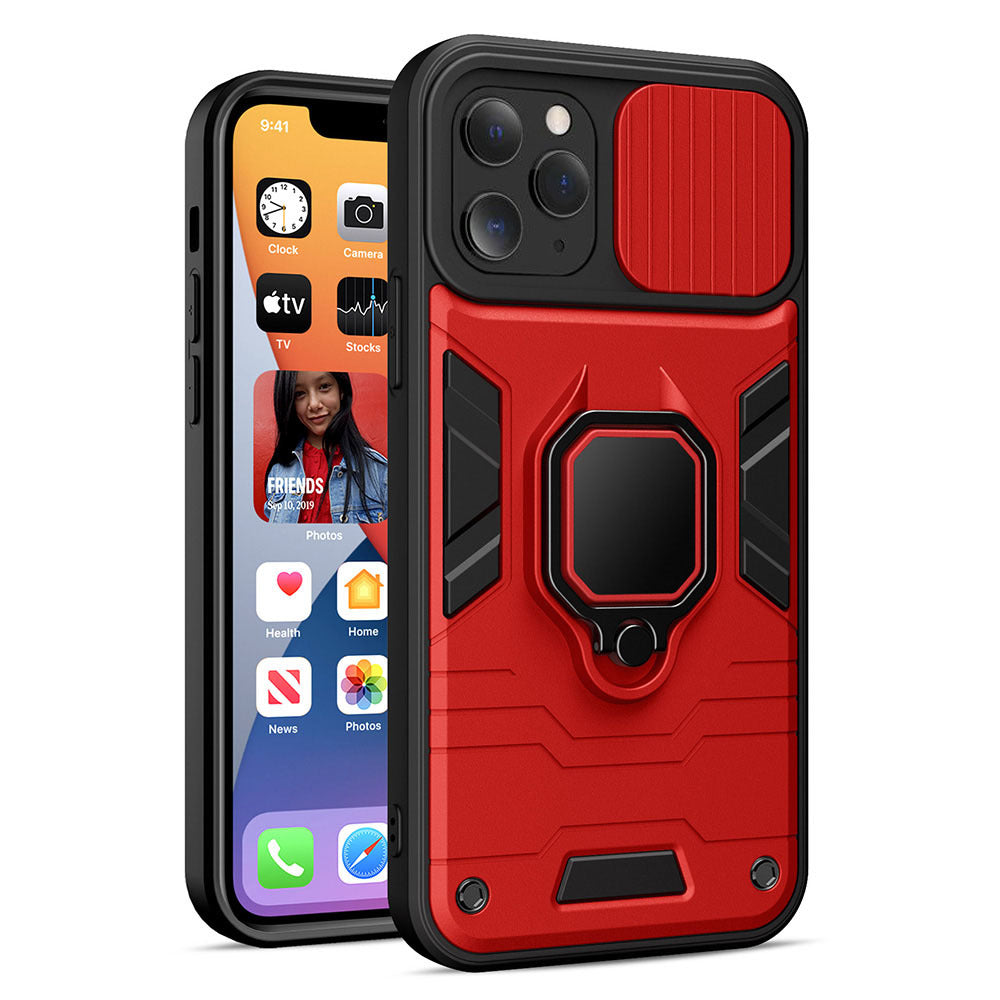 Ring Lens Case for Iphone 11 Red