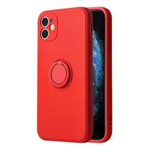 Заредете изображение във визуализатора на галерията – Vennus Silicone Ring for Iphone 12 Pro Red
