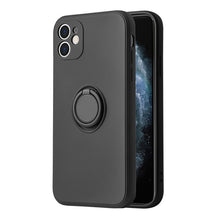 Заредете изображение във визуализатора на галерията – Vennus Silicone Ring for Iphone 12 Pro Max Black
