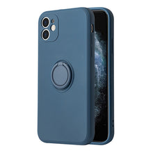 Заредете изображение във визуализатора на галерията – Vennus Silicone Ring for Iphone 13 Mini Blue
