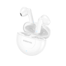 Заредете изображение във визуализатора на галерията – Borofone TWS Bluetooth Earphones BE54 Rejoice White
