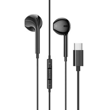 Заредете изображение във визуализатора на галерията – Borofone Earphones BM60 with Type C plug (DAC) black
